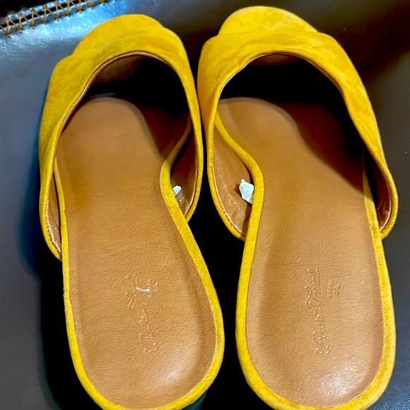 Yellow Sandals Slide Mule - Picture 12 of 12